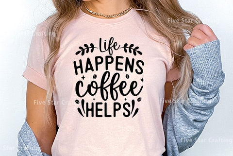 Coffee SVG Design, Life begins after coffee SVG FiveStarCrafting 
