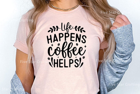 Coffee SVG Design, Life begins after coffee SVG FiveStarCrafting 