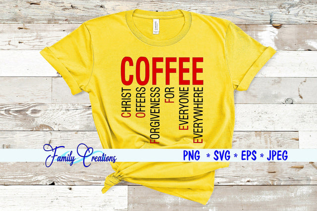 Coffee SVG Family Creations 