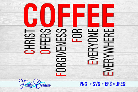 Coffee SVG Family Creations 