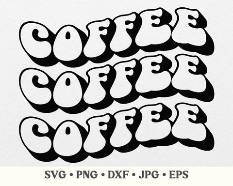 Coffee svg, Wavy coffee svg, Coffee shirt svg, Coffee lover svg, Iced coffee png, Wave coffee svg, Coffee lover svg, Coffee quote svg SVG MAKStudion 