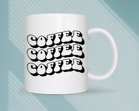 Coffee svg, Wavy coffee svg, Coffee shirt svg, Coffee lover svg, Iced coffee png, Wave coffee svg, Coffee lover svg, Coffee quote svg SVG MAKStudion 