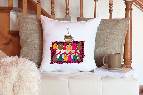 Coffee Teach Repeat Sublimation Sublimation Rupkotha 