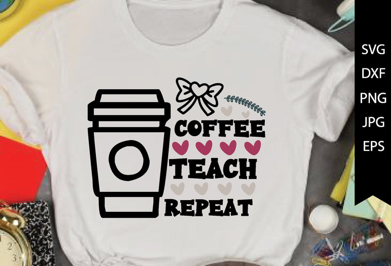 coffee teach repeat SVG md faruk hossain 