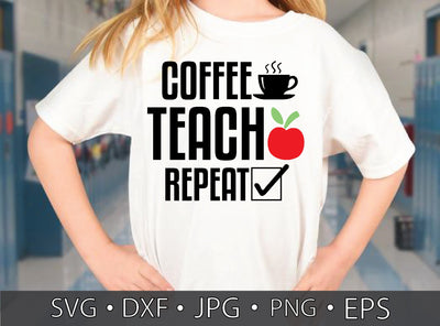 coffee teach repeat SVG md faruk hossain 
