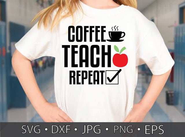 coffee teach repeat SVG md faruk hossain 