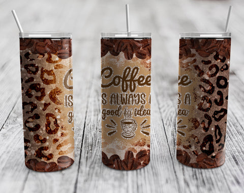 Coffee Tumbler Sublimation Designs Bundle, 20 Oz Skinny Tumbler Coffee Quote Designs, Coffee Tumbler Wraps, 10 Designs Sublimation HappyDesignStudio 