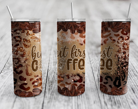 Coffee Tumbler Sublimation Designs Bundle, 20 Oz Skinny Tumbler Coffee Quote Designs, Coffee Tumbler Wraps, 10 Designs Sublimation HappyDesignStudio 