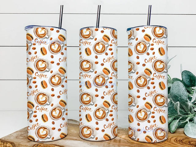 Coffee Tumbler Template Sublimation Design Download, 20 oz Skinny Tumbler , PNG tumblers, Instant Digital Download Sublimation iStyleDesign 
