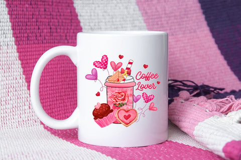 Coffee Valentine's Day Sublimation Bundle, Retro Valentine's Day Sublimation Bundle SVG Shetara Begum 