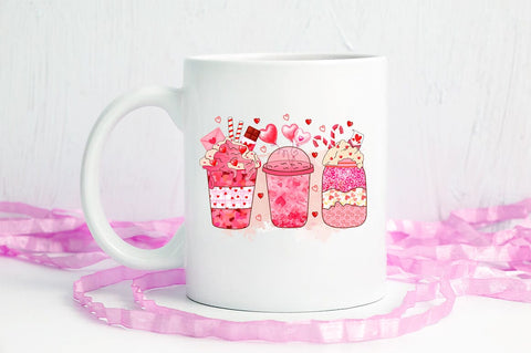 Coffee Valentine's Day Sublimation Bundle, Retro Valentine's Day Sublimation Bundle SVG Shetara Begum 