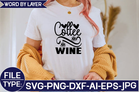 Coffee Wine SVG Cut File SVG Studio Innate 