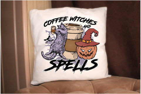 Coffee Witches and Spells Sublimation Sublimation Jagonath Roy 
