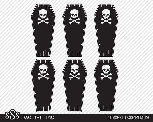 Coffin Bundle | Halloween SVG SVG Texas Southern Cuts 