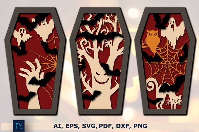 COFFIN HALLOWEEN SVG Bundle SVG MD JOYNAL ABDIN 