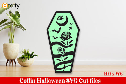 Coffin Halloween SVG Files Coffin Bundle SVG etcify 