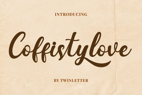 Coffistylove Font twinletter 