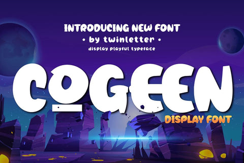 Cogeen Font twinletter 