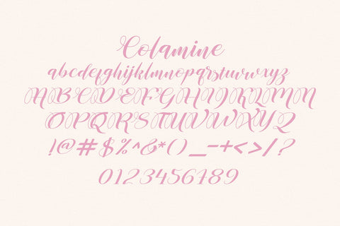 Colamine Font gatype 
