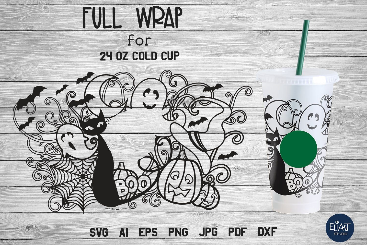 How to Create a Layered Starbucks Cold Cup Wrap — Brittany Lettering