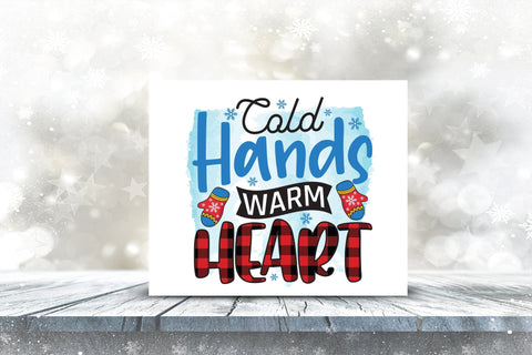 Cold Hands Warm Heart PNG Sublimation Sublimation CraftLabSVG 