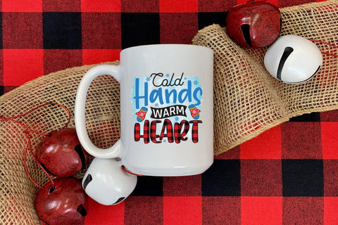 Cold Hands Warm Heart PNG Sublimation Sublimation CraftLabSVG 