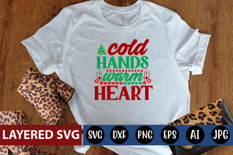 cold hands warm heart SVG cute file SVG Blessedprint 