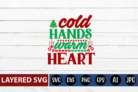 cold hands warm heart SVG cute file SVG Blessedprint 