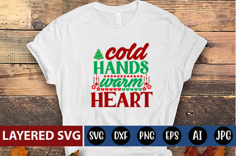 cold hands warm heart SVG cute file SVG Blessedprint 