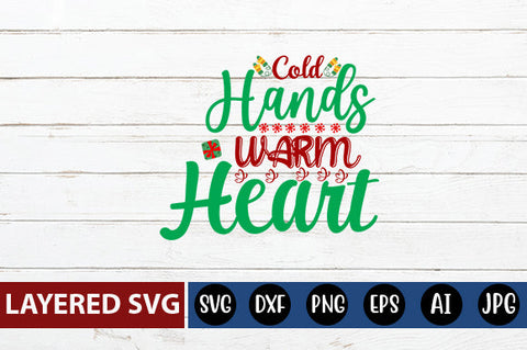 cold hands warm heart SVG cute file SVG Blessedprint 