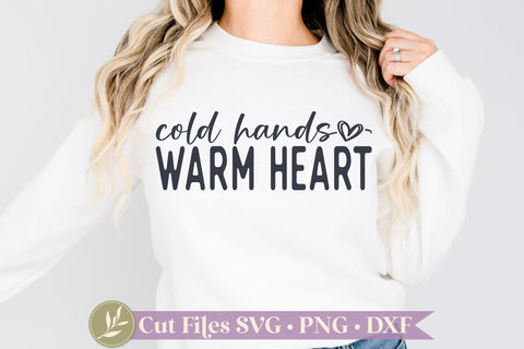 Cold Hands Warm Heart SVG, Winter SVG SVG LilleJuniper 