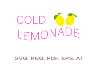 Cold Lemonade SVG, Lemonade SVG SVG MagicDesignUS 