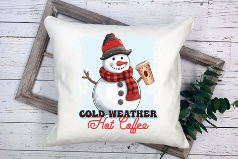 Cold Weather Hot Coffee PNG Sublimation Sublimation CraftLabSVG 