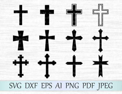 Collection of crosses SVG MagicArtLab 