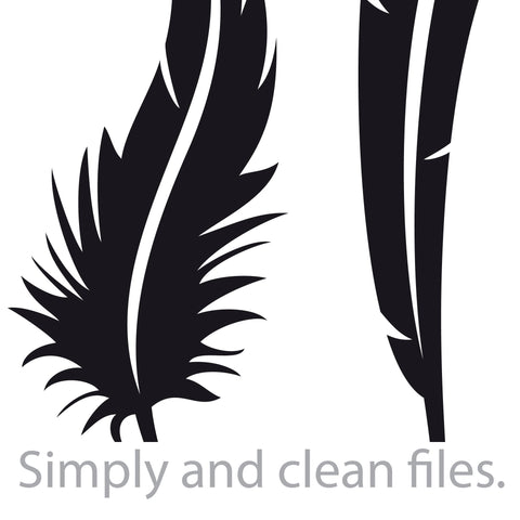 Collection of feathers SVG TribaliumArtSF 
