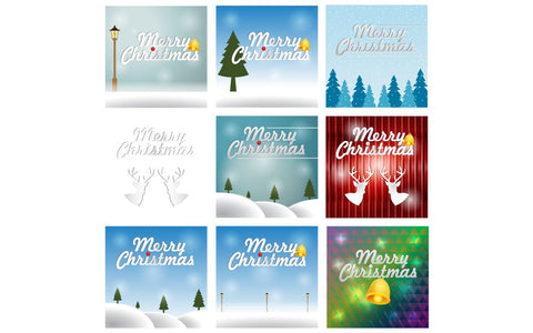 Collection of Merry Christmas Background SVG naemmiah021 