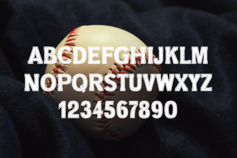 College Stitched Sport Font Font ampersand 