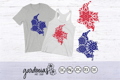 Colombia Mandalas SVG Gardenias Art Shop 