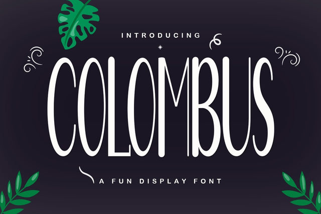 COLOMBUS Font Nanda Putra Sukmayadi 