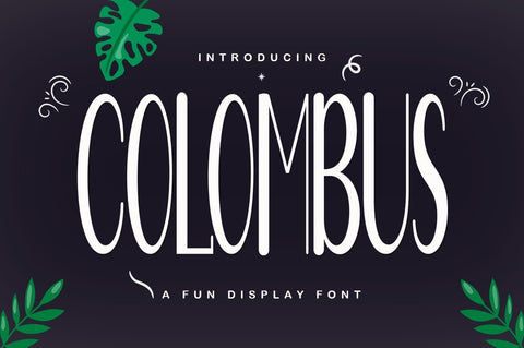 COLOMBUS Font Nanda Putra Sukmayadi 