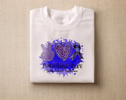 Colon Cancer Awareness Sublimation Designs Bundle, 20 Designs, Colon Cancer Warrior PNG Files, Warriors Wear Blue PNG Sublimation HappyDesignStudio 