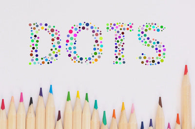 Color Dots Font Font ampersand 