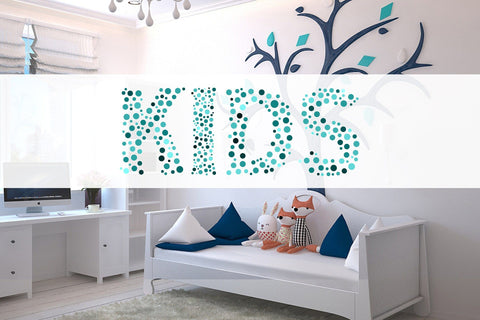 Color Dots Font Font ampersand 