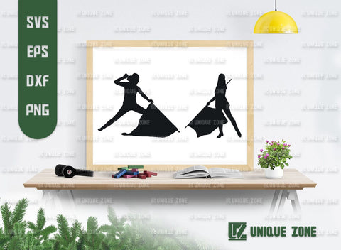 Color Guard SVG Bundle, Marching Band Svg, Color Guard Mom Svg, Female Color Guard, Color Guard Flag SVG Unique Zone 