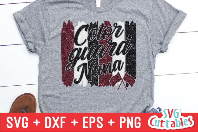 Color Guard SVG | Color Guard Nana | Shirt SVG Svg Cuttables 
