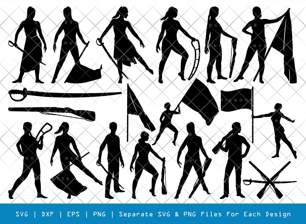 Color Guard Flag Rifle Sabre