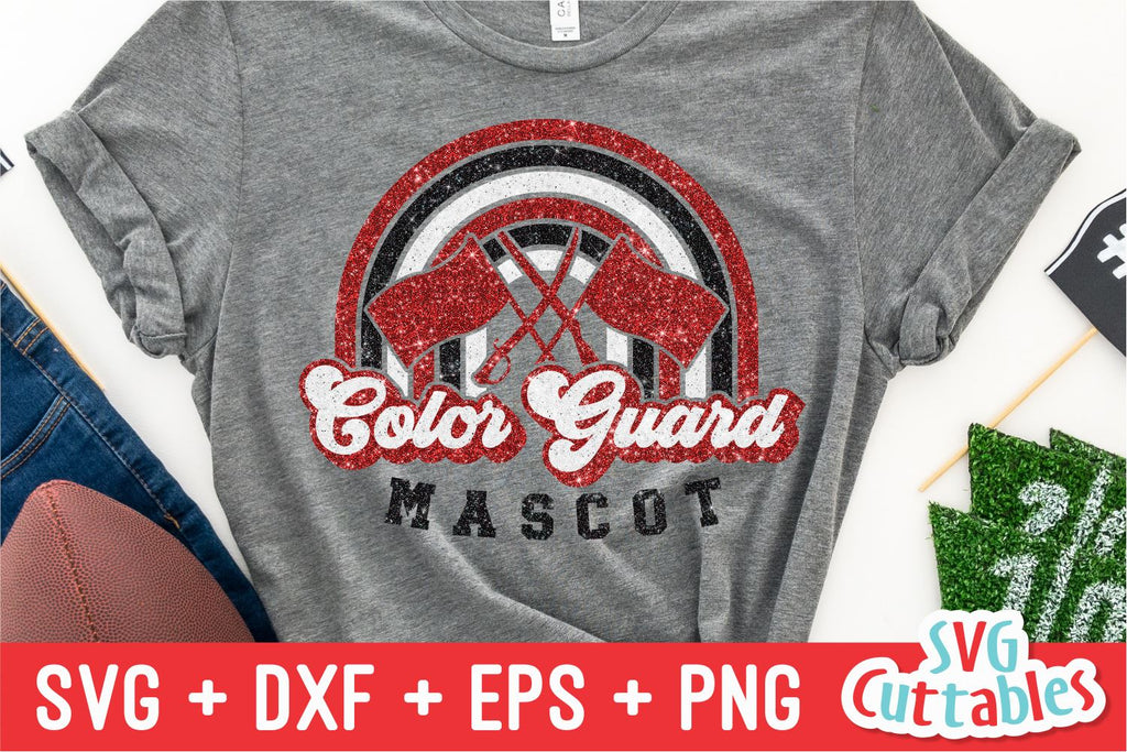 Color Guard SVG | Color Guard Template 0012 - So Fontsy