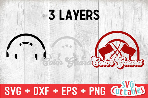 Color Guard SVG | Color Guard Template 0012 SVG Svg Cuttables 