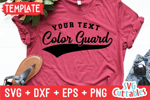 Color Guard SVG | Color Guard Template 0013 SVG Svg Cuttables 