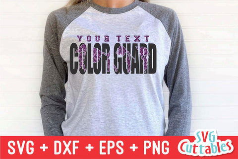 Color Guard svg - Color Guard Template 002 - svg - dxf - eps - png - Cut File - Silhouette - Cricut - Digital Download SVG Svg Cuttables 